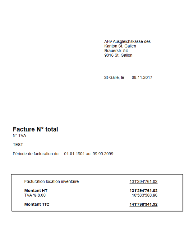 Screenshot Facture de Consortium