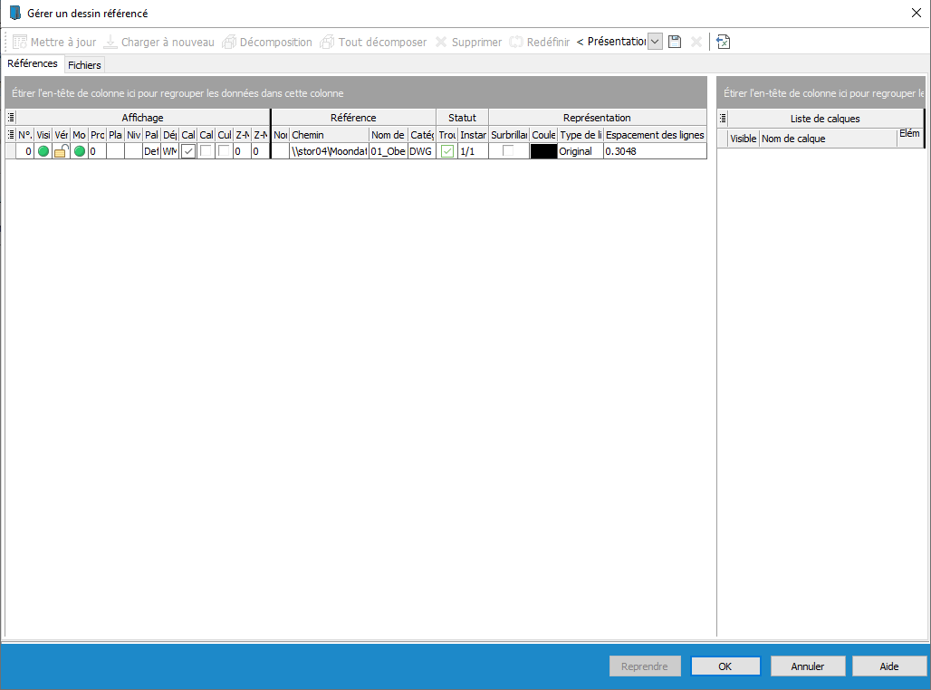 Screenshot Software Referenz und Dateimanager