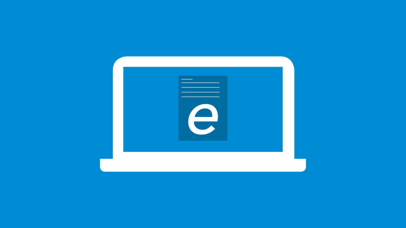e-facture sur l'ordinateur