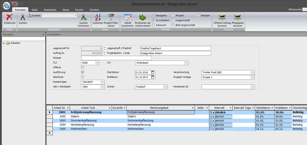 Screenshot Projet