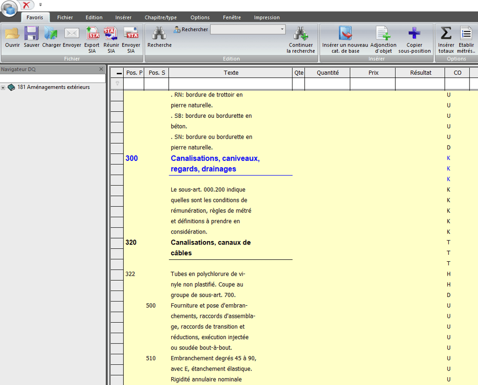 Screenshot offre et facture