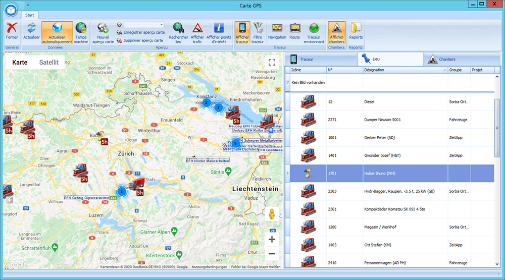 Carte GPS
