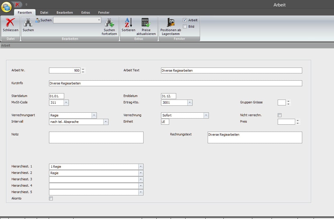 Screenshot Aufgabenplanung