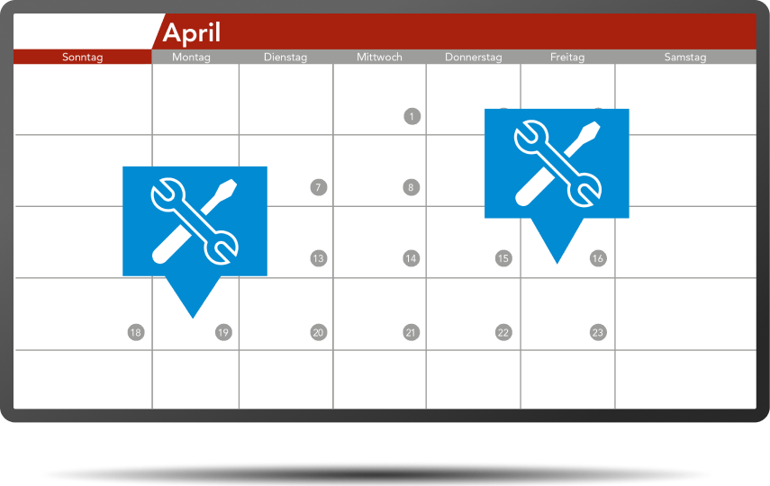 Werkstatt Wartungskalender