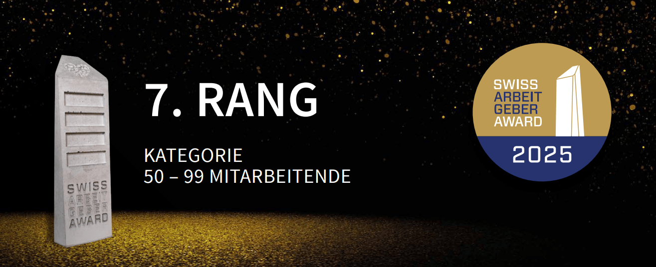 Swiss Arbeitgeber Award SORBA 7_Platz