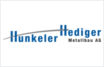 Hunkeler & Hediger Metallbau AG Logo rectangle